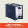 imageBELLA 4 Slice Toaster with Auto Shut Off  Extra Wide Slots ampamp Removable Crumb Tray and Cancel Defrost ampamp Reheat Function  Toast Bread ampamp Bagel BlackBlue