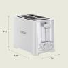 imageBELLA 4 Slice Toaster with Auto Shut Off  Extra Wide Slots ampamp Removable Crumb Tray and Cancel Defrost ampamp Reheat Function  Toast Bread ampamp Bagel BlackWhite