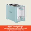 imageBELLA 4 Slice Toaster with Auto Shut Off  Extra Wide Slots ampamp Removable Crumb Tray and Cancel Defrost ampamp Reheat Function  Toast Bread ampamp Bagel BlackAqua