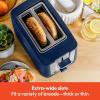 imageBELLA 4 Slice Toaster with Auto Shut Off  Extra Wide Slots ampamp Removable Crumb Tray and Cancel Defrost ampamp Reheat Function  Toast Bread ampamp Bagel BlackBlue