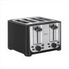 imageBELLA 4 Slice Toaster with Auto Shut Off  Extra Wide Slots ampamp Removable Crumb Tray and Cancel Defrost ampamp Reheat Function  Toast Bread ampamp Bagel BlackBlack