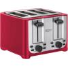 imageBELLA 4 Slice Toaster with Auto Shut Off  Extra Wide Slots ampamp Removable Crumb Tray and Cancel Defrost ampamp Reheat Function  Toast Bread ampamp Bagel BlackRed