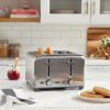 imageBELLA 4 Slice Toaster with Auto Shut Off  Extra Wide Slots and Removable DropDown Crumb Tray with Cancel and Reheat Function  For Texas Toast Large Bread ampamp Bagel Stainless SteelStainless Steel