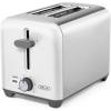 imageBELLA 4 Slice Toaster with Auto Shut Off  Extra Wide Slots and Removable DropDown Crumb Tray with Cancel and Reheat Function  For Texas Toast Large Bread ampamp Bagel Stainless SteelStainless Steel and White