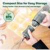 imageBELLA Immersion Hand Blender Portable Mixer with Whisk Attachment  Electric Handheld Juicer Shakes Baby Food and Smoothie Maker Stainless Steel BlackGray