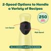 imageBELLA Immersion Hand Blender Portable Mixer with Whisk Attachment  Electric Handheld Juicer Shakes Baby Food and Smoothie Maker Stainless Steel BlackYellow