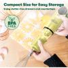 imageBELLA Immersion Hand Blender Portable Mixer with Whisk Attachment  Electric Handheld Juicer Shakes Baby Food and Smoothie Maker Stainless Steel BlackYellow