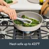 imagebella 7Piece Modular Gadget Set Grater Pizza Cutter Ice Cream Scoop Peeler Shears Bottle Opener Crock with removable divider Dishwasher Safe SlateOatmilk