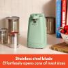 imagebella Automatic Can Opener Hands Free Battery Operated Cordless Stainless steel blade to open any Size Can with Magnet to Safely Remove Lid Seamless Opening Decreases Sharp Edges SlateSeaglass
