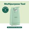 imagebella Automatic Can Opener Hands Free Battery Operated Cordless Stainless steel blade to open any Size Can with Magnet to Safely Remove Lid Seamless Opening Decreases Sharp Edges SlateSage