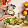 imagebella Automatic Can Opener Hands Free Battery Operated Cordless Stainless steel blade to open any Size Can with Magnet to Safely Remove Lid Seamless Opening Decreases Sharp Edges SlateSlate