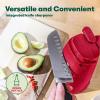 imagebella Automatic Can Opener Hands Free Battery Operated Cordless Stainless steel blade to open any Size Can with Magnet to Safely Remove Lid Seamless Opening Decreases Sharp Edges SlateRed