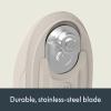 imagebella Automatic Can Opener Hands Free Battery Operated Cordless Stainless steel blade to open any Size Can with Magnet to Safely Remove Lid Seamless Opening Decreases Sharp Edges SlateOatmilk