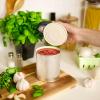 imagebella Automatic Can Opener Hands Free Battery Operated Cordless Stainless steel blade to open any Size Can with Magnet to Safely Remove Lid Seamless Opening Decreases Sharp Edges SlateSlate