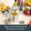 imagebella Automatic Can Opener Hands Free Battery Operated Cordless Stainless steel blade to open any Size Can with Magnet to Safely Remove Lid Seamless Opening Decreases Sharp Edges SlateOatmilk