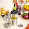 imagebella Automatic Can Opener Hands Free Battery Operated Cordless Stainless steel blade to open any Size Can with Magnet to Safely Remove Lid Seamless Opening Decreases Sharp Edges SlateSlate