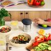 imagebella Automatic Can Opener Hands Free Battery Operated Cordless Stainless steel blade to open any Size Can with Magnet to Safely Remove Lid Seamless Opening Decreases Sharp Edges SlateSlate
