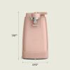 imagebella Automatic Can Opener Hands Free Battery Operated Cordless Stainless steel blade to open any Size Can with Magnet to Safely Remove Lid Seamless Opening Decreases Sharp Edges SlateBlossom