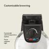 imagebella Classic Rotating Belgian Waffle Maker with Nonstick Plates Removable Drip Tray Adjustable Browning Control and Cool Touch Handles Stainless SteelPolished Stainless Steel