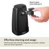 imagebella Electric Can Opener and Knife Sharpener Removable Cutting Lever Cord Storage Stainless Steel Blade BlackOne Size Pack of 4