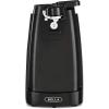 imagebella Electric Can Opener and Knife Sharpener Removable Cutting Lever Cord Storage Stainless Steel Blade BlackOne Size