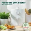 image:imageBELLA 29QT Manual Air Fryer No PreHeat Needed NoOil Frying Fast Healthy Evenly Cooked Meal Every Time Removeable Dishwasher Safe Non Stick Pan and Crisping Tray for Easy Clean Up Matte WhiteMatte White