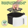 image:imageBELLA 29QT Manual Air Fryer No PreHeat Needed NoOil Frying Fast Healthy Evenly Cooked Meal Every Time Removeable Dishwasher Safe Non Stick Pan and Crisping Tray for Easy Clean Up Matte WhiteMatte White