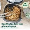 image:imageBELLA 29QT Manual Air Fryer No PreHeat Needed NoOil Frying Fast Healthy Evenly Cooked Meal Every Time Removeable Dishwasher Safe Non Stick Pan and Crisping Tray for Easy Clean Up Matte WhiteMatte White
