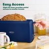 image:imageBELLA 4 Slice Toaster Long Slot amp Removable Crumb Tray  7 Shading Options with Auto Shut Off Cancel amp Reheat Button  Toast Bread amp Bagel SageBlue