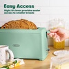 image:imageBELLA 4 Slice Toaster Long Slot amp Removable Crumb Tray  7 Shading Options with Auto Shut Off Cancel amp Reheat Button  Toast Bread amp Bagel SageSage