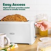 image:imageBELLA 4 Slice Toaster Long Slot amp Removable Crumb Tray  7 Shading Options with Auto Shut Off Cancel amp Reheat Button  Toast Bread amp Bagel SageWhite