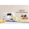 image:imageBELLA 4in1 Automatic Electric Spiralizer amp Slicer Quickly Prep Healthy Veggie or Fruit Spaghetti Noodles or Ribbons Easy To Clean Recipe Book Included White 14641