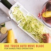 image:imageBELLA 4in1 Automatic Electric Spiralizer amp Slicer Quickly Prep Healthy Veggie or Fruit Spaghetti Noodles or Ribbons Easy To Clean Recipe Book Included White 14641