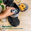 image:imageBELLA Dual Brew Single Serve Coffee Maker Brews both Kcup and Ground Coffee Large 14oz Capacity Easy One Touch Auto Shutoff BlackBlack