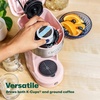 image:imageBELLA Dual Brew Single Serve Coffee Maker Brews both Kcup and Ground Coffee Large 14oz Capacity Easy One Touch Auto Shutoff BlackPink
