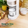 image:imageBELLA Dual Brew Single Serve Coffee Maker Brews both Kcup and Ground Coffee Large 14oz Capacity Easy One Touch Auto Shutoff BlackWhite