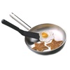 image:imageBELLA Electric Skillet and Frying Pan with Glass Lid Nonstick Coating Cool Touch Handles Removable Heating Probe Dishwasher Safe 12 x 12 inch Copper and Norpro 99 Favorite Spatula One Size Fits All Black