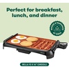 image:imageBELLA Griddle Ceramic Copper TI HealthyEco Nonstick Coating HassleFree Clean Up Large Submersible Cooking Surface 10 x 16 CopperBlack