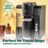 image:imageBELLA Single Serve Coffee Maker Dual Brew Kcup Compatible  Ground Coffee Brewer with Removable Water Tank amp Adjustable Drip Tray Perfect for Travel Mug