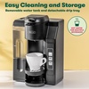 image:imageBELLA Single Serve Coffee Maker Dual Brew Kcup Compatible  Ground Coffee Brewer with Removable Water Tank amp Adjustable Drip Tray Perfect for Travel Mug