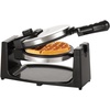 image:imageBELLA XL Electric Ceramic Titanium Griddle and Belgian Waffle Maker Bundle  Make 15 Eggs or Pancakes At Once  Nonstick Coating  Rotating FunctionGriddle