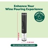image:imagebella Electric Wine Opener Automatic Bottle Opener and Corkscrew Remover with Foil Cutter Battery Operated OneClick Button Fun Kitchen Gadgets and Gifts for Wine Lovers and New Home BlackOne Size