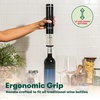 image:imagebella Electric Wine Opener Automatic Bottle Opener and Corkscrew Remover with Foil Cutter Battery Operated OneClick Button Fun Kitchen Gadgets and Gifts for Wine Lovers and New Home BlackOne Size
