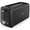 image:imageBELLA 4 Slice Toaster Long Slot amp Removable Crumb Tray  7 Shading Options with Auto Shut Off Cancel amp Reheat Button  Toast Bread amp Bagel SageBlack