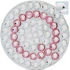 image:imageBELLA Crystal Golf Ball Marker amp Hat Clip  Initials Collection  Q Pink