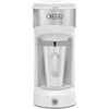 image:imageBELLA Dual Brew Single Serve Coffee Maker Brews both Kcup and Ground Coffee Large 14oz Capacity Easy One Touch Auto Shutoff BlackWhite