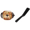 image:imageBELLA Electric Skillet and Frying Pan with Glass Lid Nonstick Coating Cool Touch Handles Removable Heating Probe Dishwasher Safe 12 x 12 inch Copper and Norpro 99 Favorite Spatula One Size Fits All Black