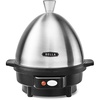 image:imageBELLA Rapid Electric Egg Cooker and Omelet Maker with Auto Shut Off for Easy to Peel Poached Eggs Soft Medium and HardBoiled Eggs 7 Egg Capacity Tray Single Tier Black amp Steel