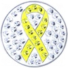 image:imageBella Crystal Ladies Hat Clip Ball Markers Yellow Ribbon