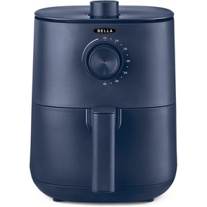 image:imageBELLA 29QT Manual Air Fryer No PreHeat Needed NoOil Frying Fast Healthy Evenly Cooked Meal Every Time Removeable Dishwasher Safe Non Stick Pan and Crisping Tray for Easy Clean Up Matte WhiteMatte Blue